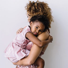 Destiney and her daughter