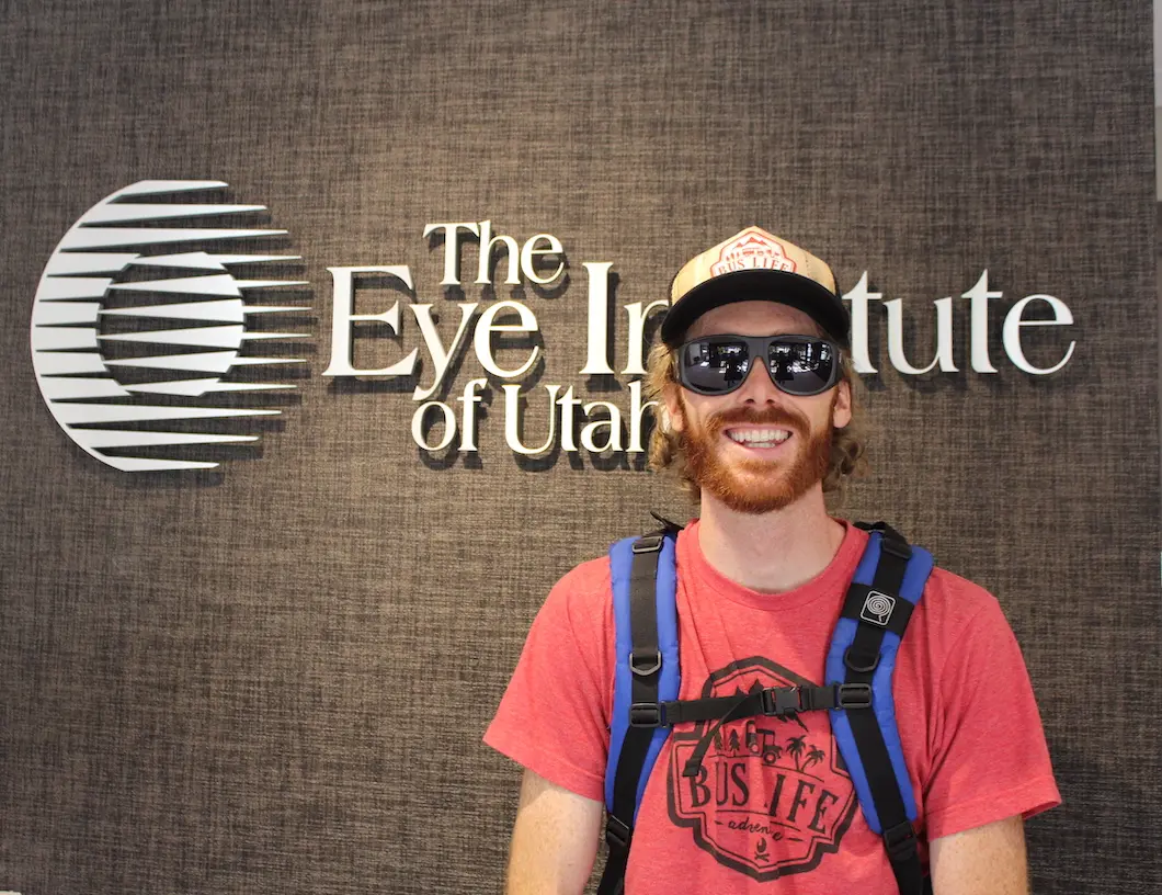 Brock, a patient at The Eye Institute of Utah