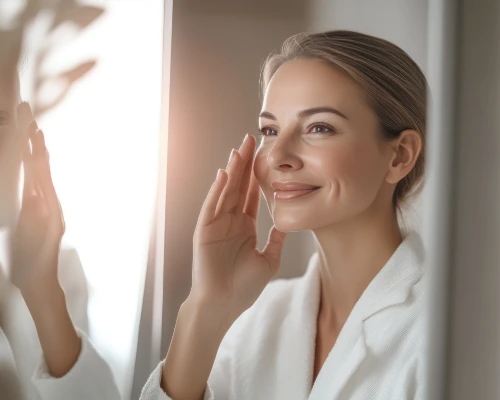 woman happy with her lasik treatment